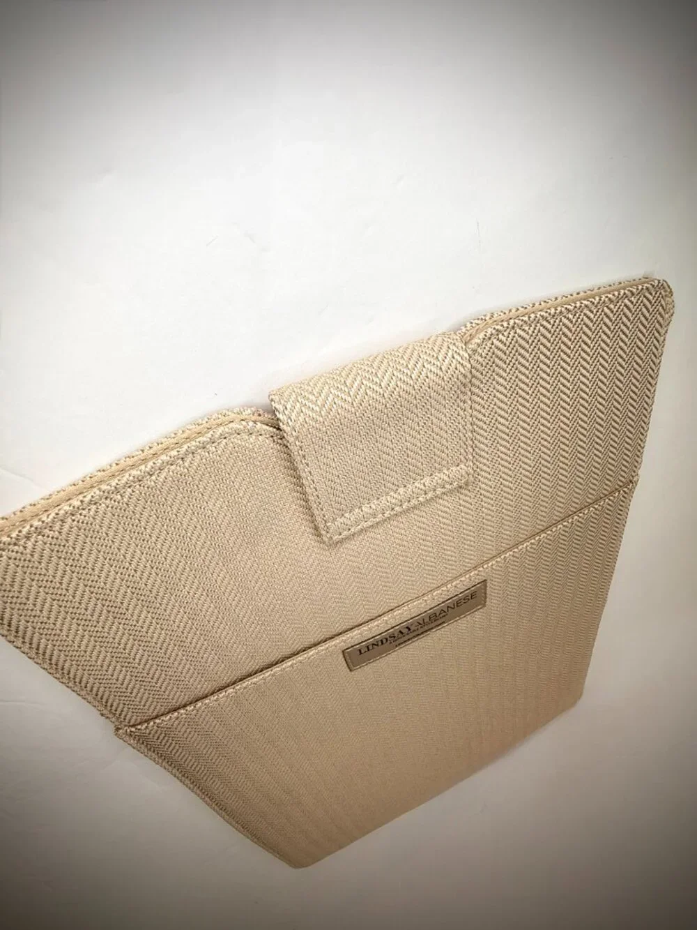 Lindsay Albanese Limited Edition Herringbone Laptop Clutch Sleeve